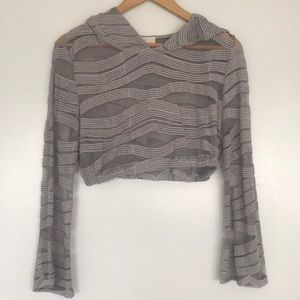 LF Sheer Grey Cover Up